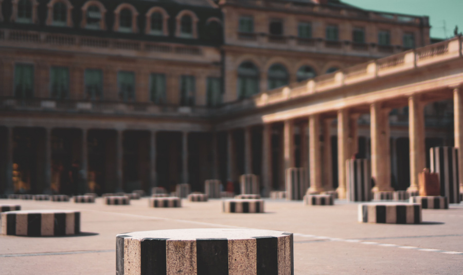 photographier paris colonnes de buren