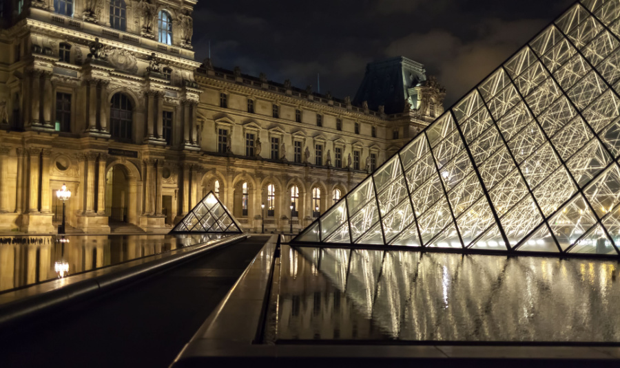 photographier paris le louvre