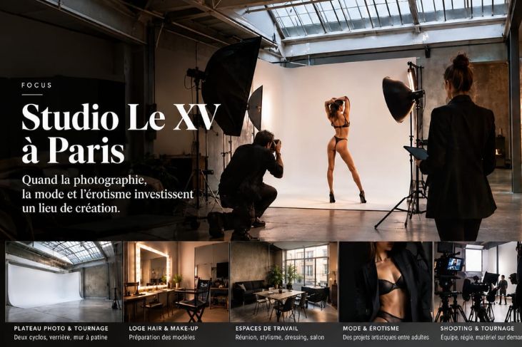 le studio le XV a paris .lieu de tournage , shooting photos